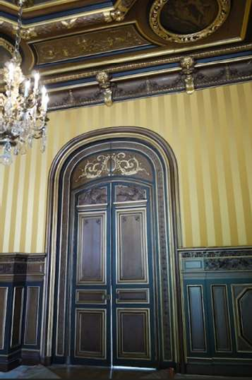 Restitution de faux bois, imitation chêne