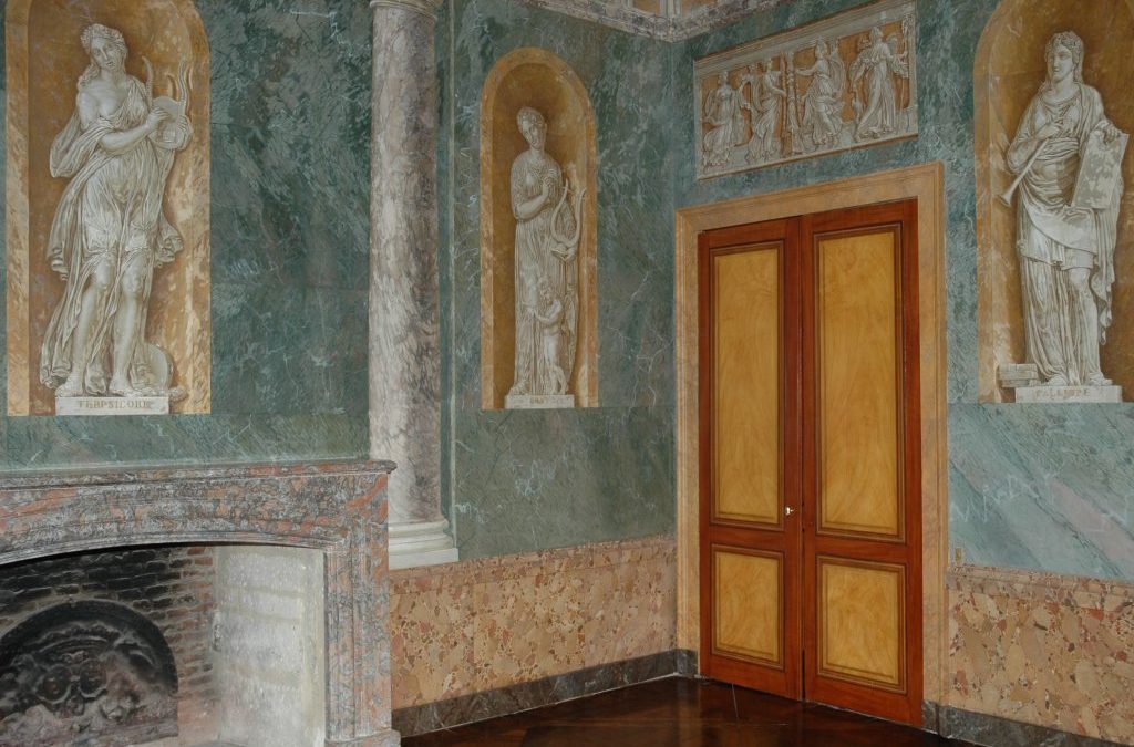 Faux bois dans un château classé