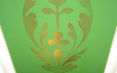 Différents décors en dorure à la bronzine