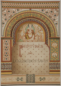 Décor mural abbaye de st Savin