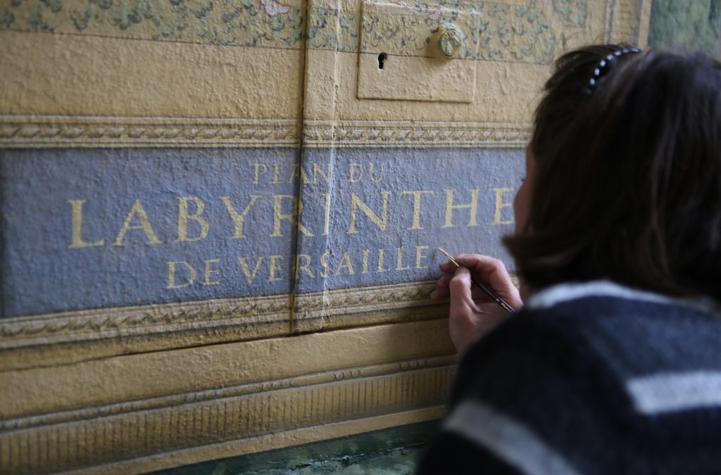 DÉCOR MURAL : Plan du labyrinthe de Versailles