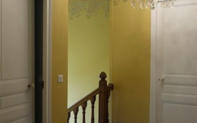 RESTITUTION : décor Art Nouveau de frise