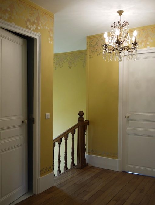 RESTITUTION : décor Art Nouveau de frise