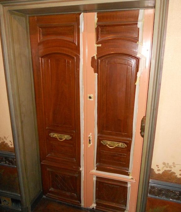 RESTAURATION d’un décor ART NOUVEAU