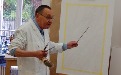 ARTICLE : HOMMAGE à PIERRE LEFUMAT, Maître es Faux Marbres