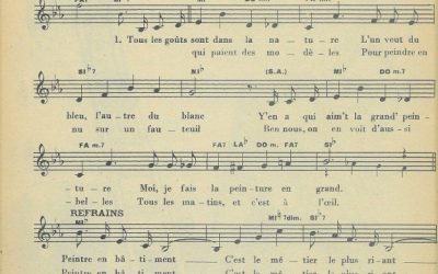 Maurice Chevalier chante PEINTRE en BATIMENT