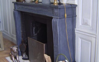 DÉCORS PEINTS et RESTITUTION sur des cheminées