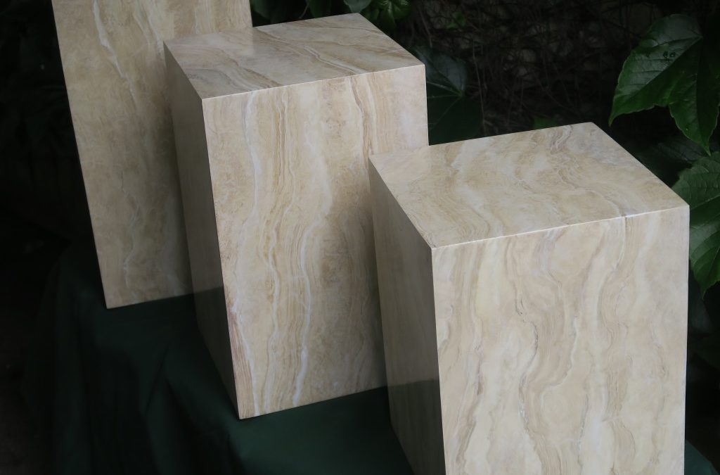 FAUX MARBRE sur socles